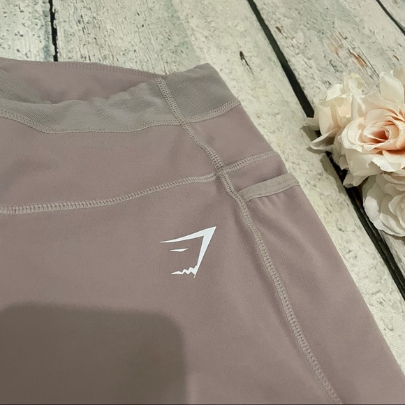 Gymshark small rose pink dreamy mesh leggings yoga active running pockets Womens - Picture 3 of 8